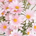 thumbnail image 4 of NAMZI Artificial Flowers 12 Bundles Artificial Silk Daisy Fake Flowers UV Resistant Outdoor Fake Wildflowers with Stems Greenery Shrubs Plants Arrangements for Home Garden for Decoration (Pink), 4 of 5