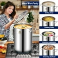 thumbnail image 4 of ARC Advanced Royal Champion 32QT Stainless Steel Round Stockpot with Basket, Steamer Rack, Divider and Lid, Silver, 4 of 8