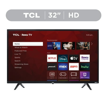 Tcl 32” Class S3 (32S331) 720P Hd Led Smart Tv With Roku Tv