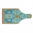 thumbnail image 1 of Folk Cutting Board, Nordic Style Square Ornament with Snowflake Like Motif, Decorative Tempered Glass Cutting and Serving Board, in 3 Sizes, by Ambesonne, 1 of 2