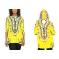 thumbnail image 1 of Unixex Dashiki Print African Tribal Tunic Top with Hoodie, 1 of 2