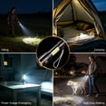 thumbnail image 6 of Jercoda 2pcs Flashlights with Side Light, Rechargeable Flashlight with 4 Modes, Zoom  Flashlights with Storage Box, Set of 2, 6 of 18