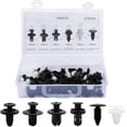 thumbnail image 1 of 100Pcs Car Body Trim Clips - Car Retainer Clips Universal Auto Clips Plastic Nylon Rivet Trim Clamp, Car Door Bumper Fender Retainer Clips Liner Sealing Strip Fixed Clips Fasteners Tools, 1 of 6