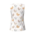thumbnail image 6 of Goofa Funny Chicken Printed Womens Workout Tops for Women Sleeveless Yoga Shirts Athletic Running Tank Tops Sleeveless Gym Clothes Workout Apparel-Large, 6 of 9