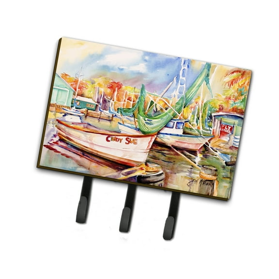 Carolines Treasures JMK1041TH68 Sailboat Cindy Sue Leash or Key Holder Triple multicolor