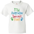 thumbnail image 3 of Inktastic My Memaw Loves Me Youth T-Shirt, 3 of 5