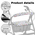 thumbnail image 5 of HELLHERO Dragonfly Floral Rollator Seat Cover Non-Slip Fit Rollator Seat Back Cover for Seniors Adult Quick Installation Stretchable Material for Easy Installation, 5 of 7
