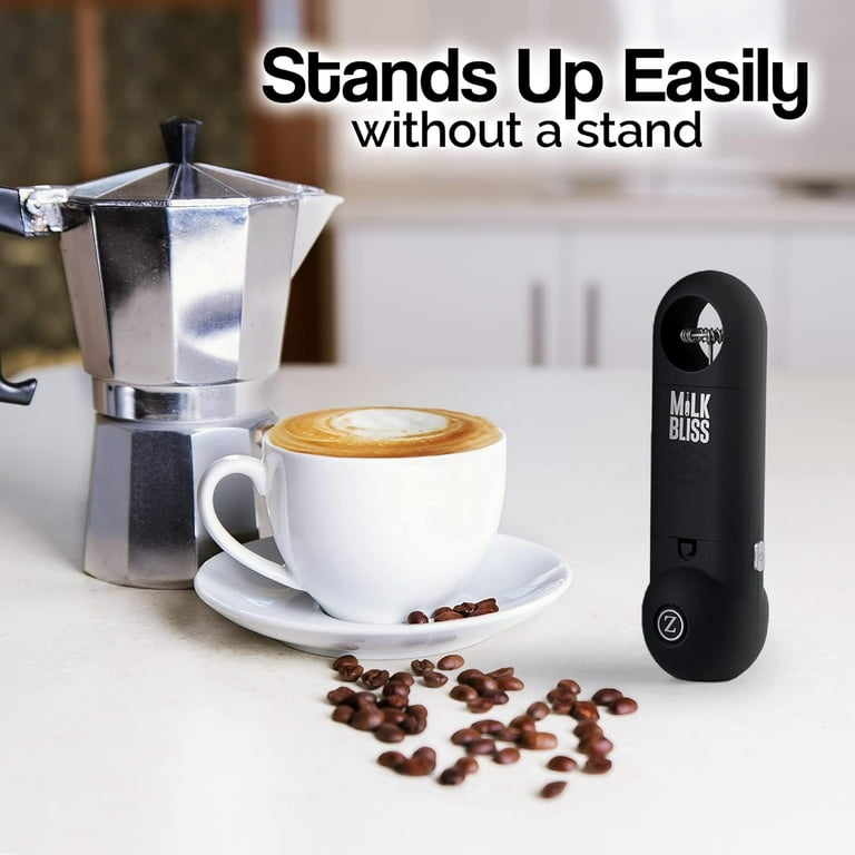 Zulay Milk Bliss 180 Degree Foldable Milk Frother Travel-Friendly