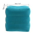 thumbnail image 2 of Unique Bargains Coussin Repose-Pieds de Voyage, Tapis Repose-Pieds Gonflable à Hauteur Réglable 3 Couches, Bleu Sarcelle, 2 of 6