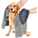 thumbnail image 1 of Toalla para perros, toalla de baño de microfibra para perros y gatos grandes y medianos, toalla de baño para mascotas con bolsillos para las manos, ultra absorbente., 1 of 5