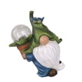 thumbnail image 3 of Toystoory Estatua de enano de jardín, estatua de enano de resina, bola de transporte y gnomos de luz Led Solar, figuritas de Ogród Iluminación y accesorios zieht den Ball, 3 of 6