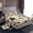 Beige 04, variant on Feelyou Rustic Groovy Flower Full Size Sheets, Chinese Style Bed Sheets, 4-Piece