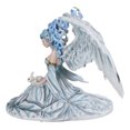 thumbnail image 5 of Winter Fire Ice Fairy Angel Queen in Corset Gown With Bunny Rabbit Figurine, 5 of 9