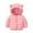 Pink, variant on Erwazi Toddler Girls Boys Down Jacket Baby Down Coat Hooded Warm Windproof Cute Lightweight Outerwear for Little Kid