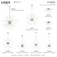 thumbnail image 6 of Livex Lighting - Utopia - 4 Light Flush Mount in Mid Century Modern Style - 20, 6 of 12