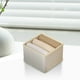 thumbnail image 4 of Caja de almacenamiento de ropa plegable para el hogar ZJT250132506 | Organizador de cajones para ropa interior, calcetines y artículos pequeños | Cesto de tela transpirable para armario, dormitorio, 4 of 4