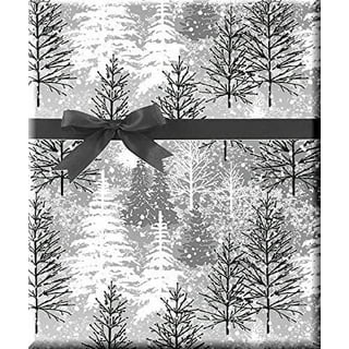 Black and White Christmas Tree Wrapping Paper Roll, Minimalist Christmas  Paper sold by ChaZhan, SKU 38594550