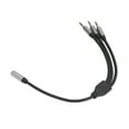 thumbnail image 3 of 3.5mm Splitter Adapter, Professional 3.5mm Splitter Cable Female To Male 1.0ft PVC 1 Output 3 Input  For PC 3.5mm 1 Female To 3 Male, 3 of 8
