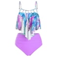 thumbnail image 1 of Elegante traje de baño dividido para mujer Mostrar cintura ahueca hacia fuera la impresión Bikini cómodo OAVQHLG3B Store lin121212, 1 of 3