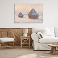 thumbnail image 3 of Stupell Industries Classic Monet Wheatstacks Landscape & Nature Painting Wrapped Canvas Art Print Wall Art, 45 x 30, 3 of 8