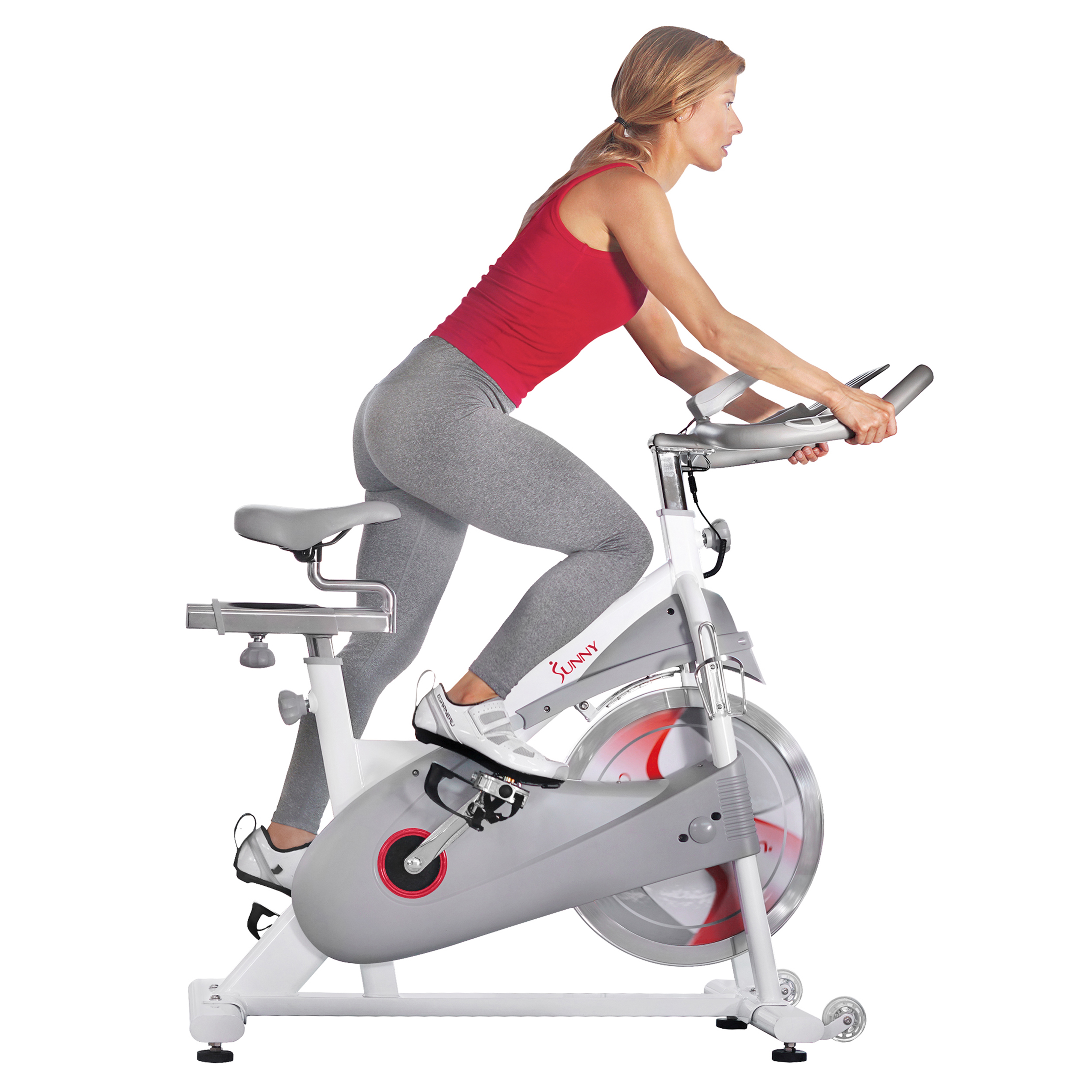 Sunny Health & Fitness Magnetic Belt Drive Premium Indoor Cycling Bike - SF-B1876 - image 4 of 7