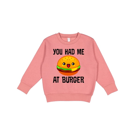 Inktastic You Had Me at Burger Toddler Sweatshirt