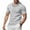Gray, variant on YLSDY Mens Henley Shirts Short Sleeve Muscle Fit Corchet Knit Performance Moisture Wicking Tops Dressy Casual Golf Office tees Black M