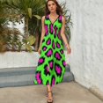 thumbnail image 4 of Leopard Print Pattern King Size Sleeveless Dress Dresses Summer Women Dresses Clothing Woman Dresses Dress, 4 of 6