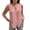 Pink, variant on Yievot Summer Sleeveless Shirts for Women V Neck Button Down Shirts Solid Casual Work Blouses