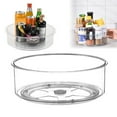 thumbnail image 4 of Shoreew Lazy Susan Organizer Spice Storage Rack 360-Degree Rotatable Large Capacity Transparent Countertop Turntable Spice Holder, 4 of 7