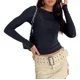 thumbnail image 1 of Moda En Camisetas De Manga Larga Para Mujer, 1 of 6