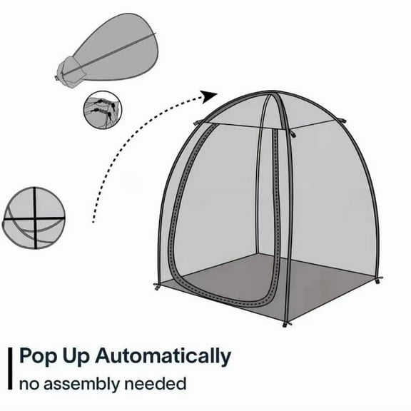 Large Bubble Tent 3 - 4 Adults, Portable Weatherproof Pod With 540 View Camping