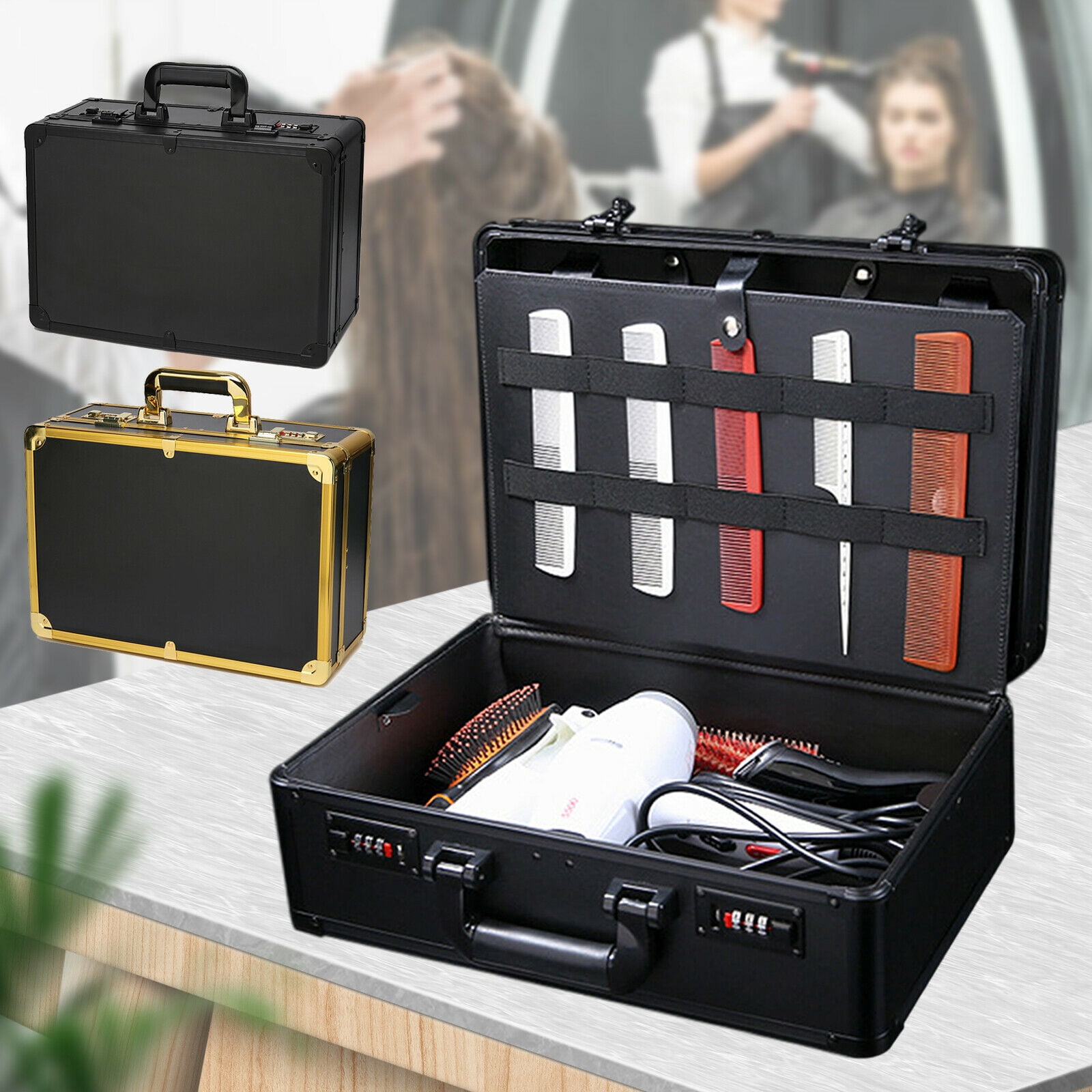 Wuzstar Barber Carrying Case, Barber Travel Clipper Trimmer Case