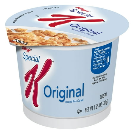 Kellogg's Special K Breakfast Cereal in a Cup, Original 15 Oz, 12 (Best Cereal For Weight Gain In Babies)