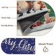 thumbnail image 6 of 3'x5' Area Rugs, Blue Squirrels Christmas Indoor Outdoor Area Rug for Living Room Bedroom, Xmas Tree Winter Snowflake Washable Bathroom Rugs Kitchen Floor Carpet Mats Home Decor Aesthetic, 6 of 8