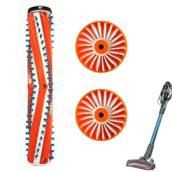 BSV2020G Replacement Parts Kit Accessories Compatible with Black and Decker BSV2020G BSV2020P Cordless Stick Vacuum Cleaner,1 Main Brush Roller and 2 Filters