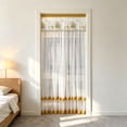 thumbnail image 6 of Doorway Mesh Curtain Screen with Double-Layer Lace, Summer Door Cover for Kitchen, Bedroom and Room Divider Decor, 79 x 40 Inch, 6 of 6