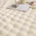 thumbnail image 6 of Luxury 3D Bubble Throw Blanket 2lb,All Ages,Home Decoration, (Ivory,50 * 60inches), 6 of 9