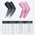 thumbnail image 4 of 3 Pairs UV Sun Protection Cooling Arm Sleeves Long Arm Cover Sleeve for Men Women Cycling, Runing, Fishing, Basketball, Driving, 4 of 8