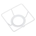 thumbnail image 4 of Uxcell 4" E26 E27 Lamp Shade Ring Frame with European Fitter, 3pcs Lampshade Holder Wire Frame DIY Drum Ring Square, 4 of 6