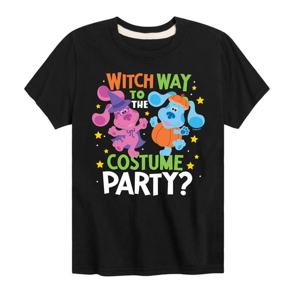 Blue's Clues & You! - Witch Way To The Costume Party - Toddler And Youth Short Sleeve Graphic T-Shirt