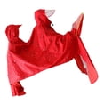 thumbnail image 1 of DYNWAVECA Cycling Bike Raincoat Rain Cape Poncho Cloth Rainproof Double Poncho - Red, as described, 1 of 10