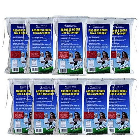 Earth Care Odor Removing Bag Stinky Smells Pet Odor etc (10 Pack)