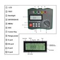 thumbnail image 3 of Insulation Resistance Tester Meter Digital Megger Soil Earth Ground Resistance Voltage Tester Megohmmeter Voltmeter ,Easy to Use, 3 of 6