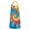Colorful Rainbow Tie, variant on Colorful Rainbow Tie Dye Spiral Pattern Apron-Garden Aprons for Women with Pockets-Cotton Linen Waterproof Kitchen Cooking Gardening Aprons Adjustable for Kitchen,Cooking,BBQ and Salon 33x27 Inch