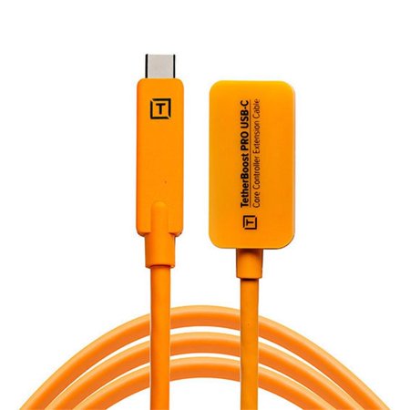 UPC: 0818307012950 | Tether Tools TetherBoost Pro USB-C Core Controller Extension Cable | Orange