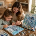 thumbnail image 5 of Ocean Theme Pearl Art DIY Kit, 3D Sparkling Coastal Wall Decor，3D Octopus Diamond Painting Craft, Sea Themed Artwork Set for Adults & Beginners, Ocean Lover Gift, 5 of 8