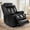 Black/Single Motor, variant on Power Lift Recliner Chair with Massage and Heat for Elderly, Electric Recliner Chairs for Adults, Cup holders, Remote Control, Side Pockets, USB Ports, Ochre