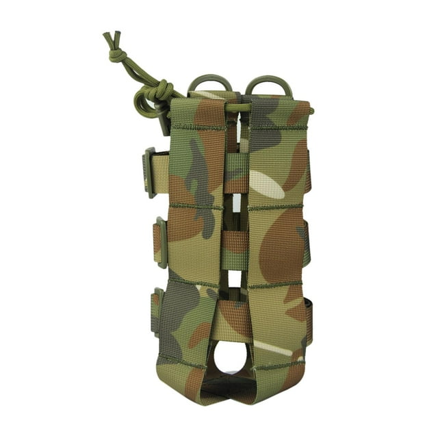 Bolsa portabotellas Molle para exteriores, ligera y práctica. CP Camo