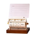 thumbnail image 2 of veasfak Desk Calendar Artwork Stable Daily Use Calendar for Countertop Office School Calendar With Card, 2 of 9